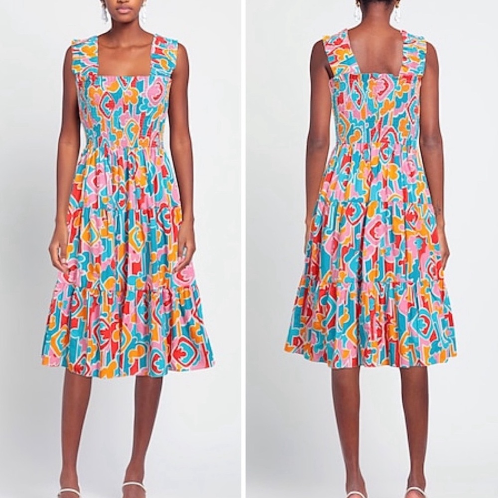 Amanda Uprichard Adelene Dress Midi Sundress